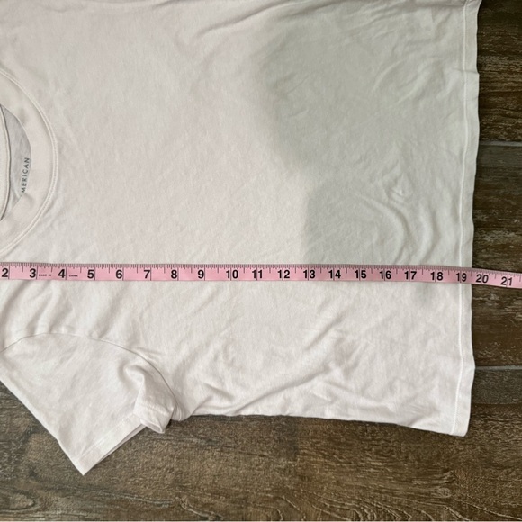 American Eagle Outfitters Classic mini mid rise soft pink Tee - Picture 5 of 6